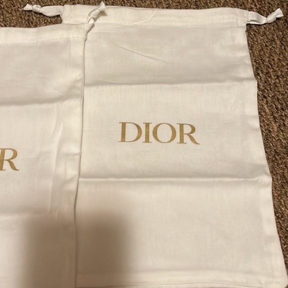 2 Authentic Dior Dustbags - Picture 2 of 2